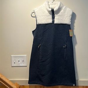 Callitrix Fleece Vest Dress